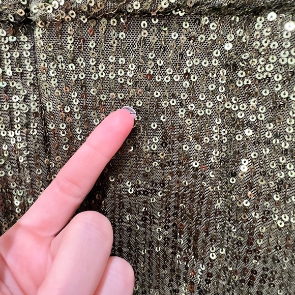 Ieena for Mac Duggal olive green style #26490 - Picture 9 of 10